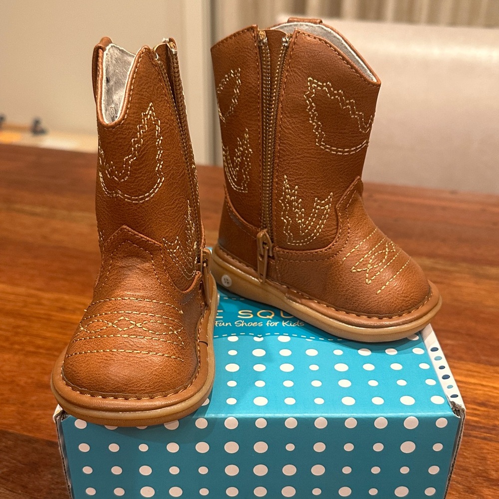 Wee Squek - Toddler Cowboy Boots - great for boys or girls. Size:3 Never worn.